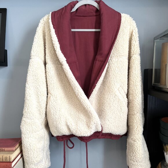 FP Movement Free People Mix It Up Reversible Jacket (Red) S - Picture 7 of 16